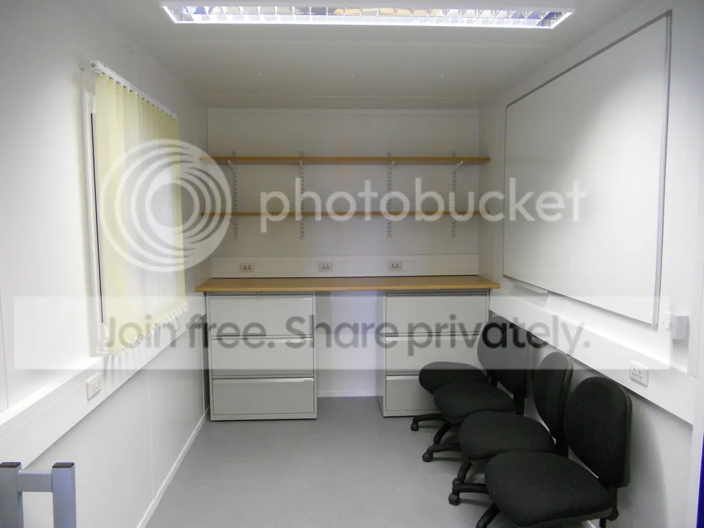 inside container