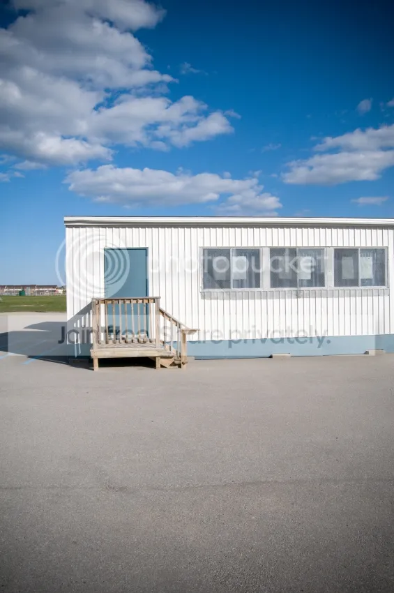 Image of a modular classroom